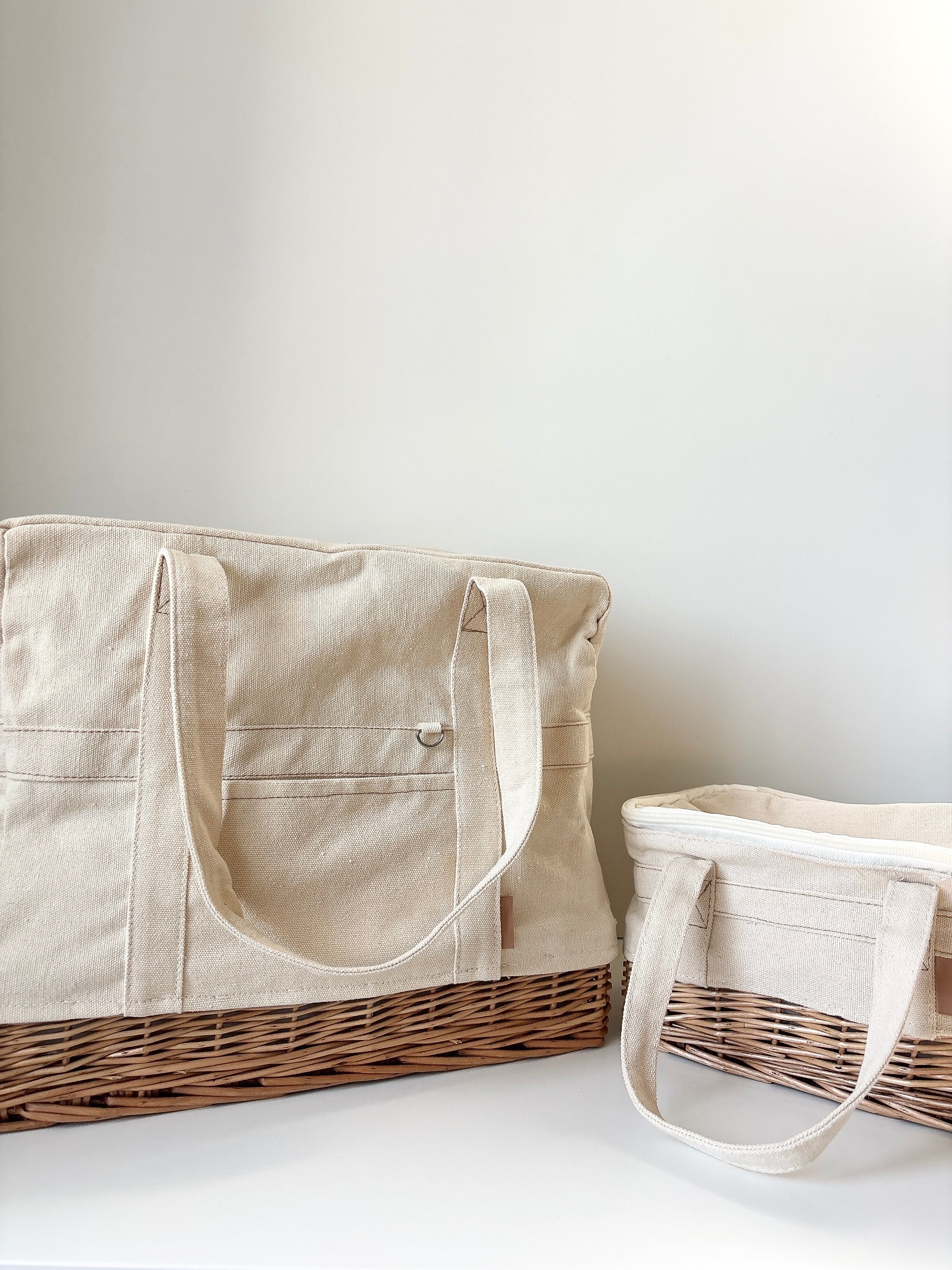 willow canvas cooler bag