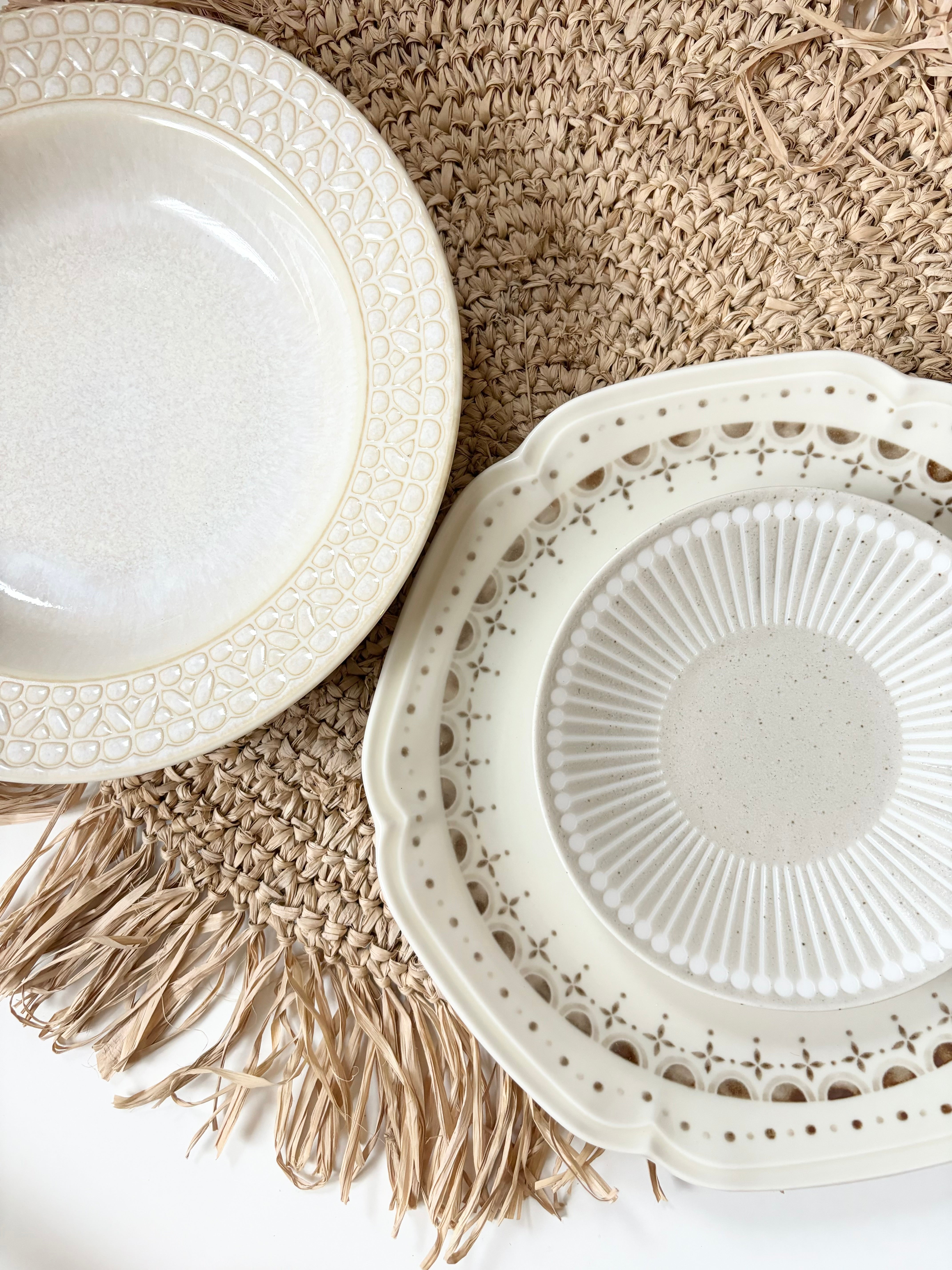 lace chouchou tableware