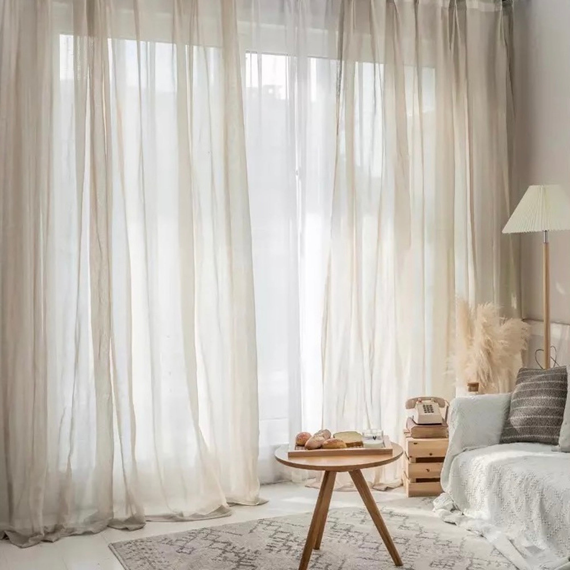 linen simple curtain