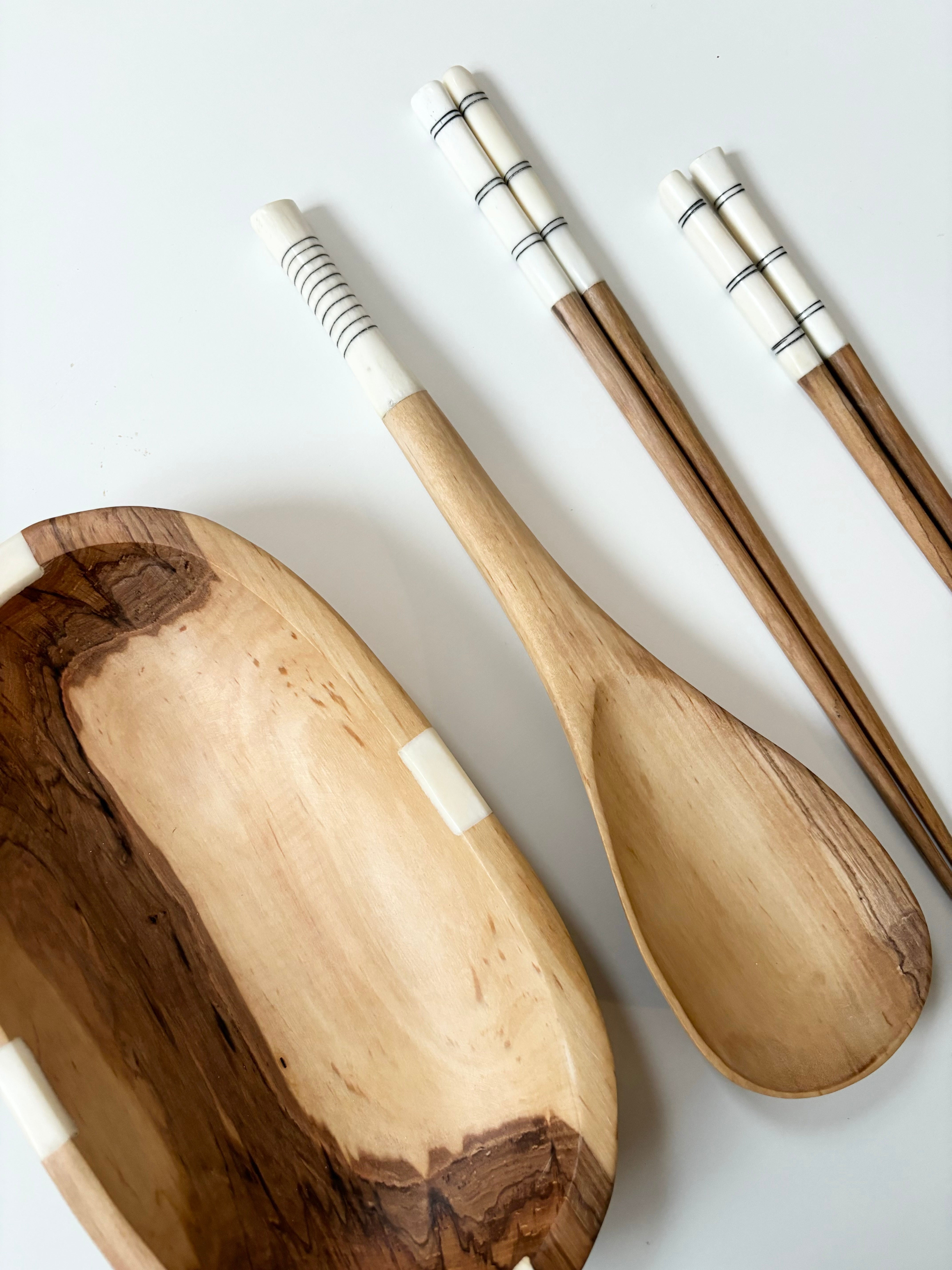 olive wood cutlery