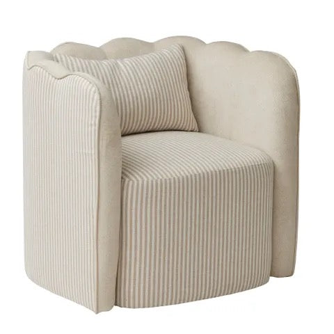 tully stripe armchair
