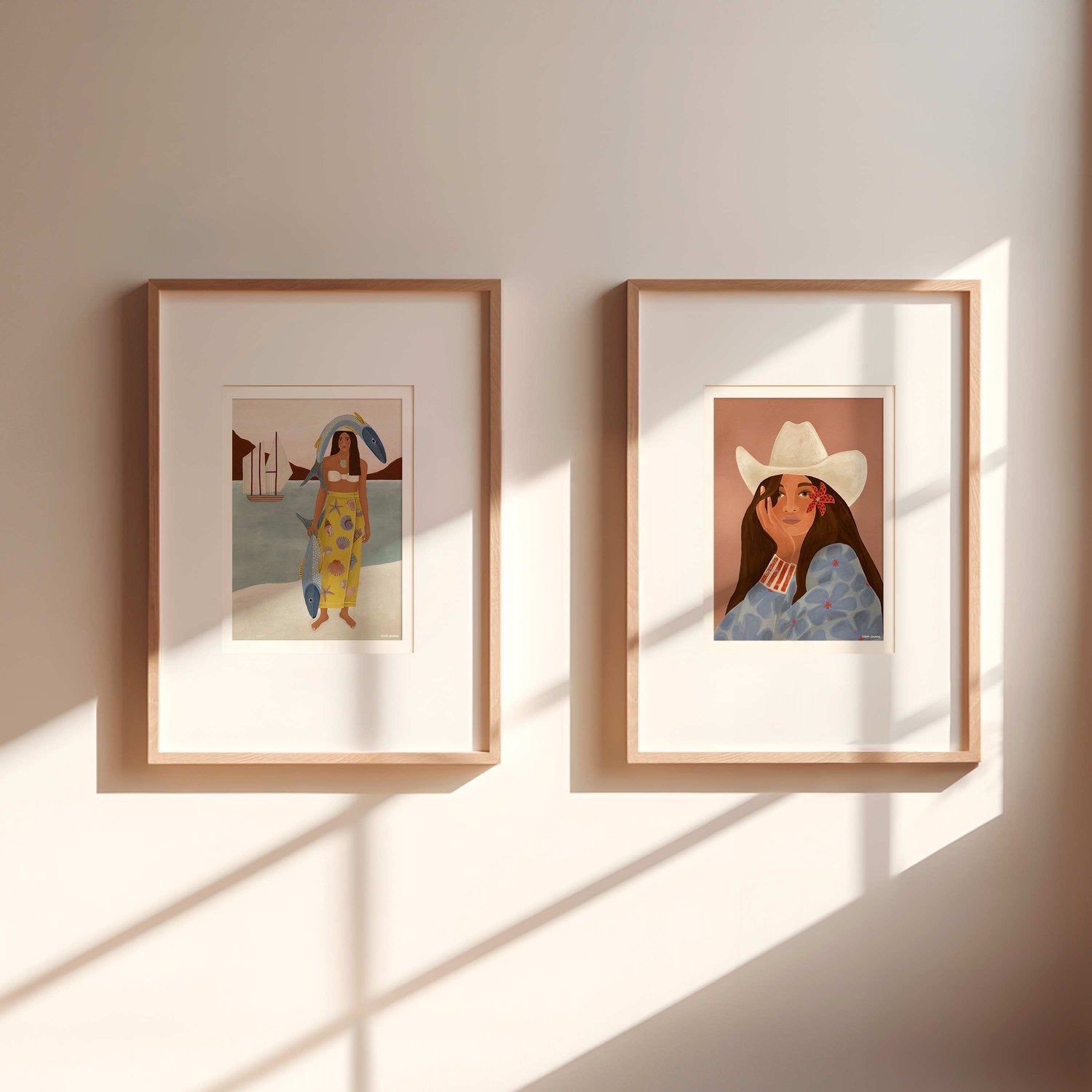 【karina jambrak art】island ranch girl