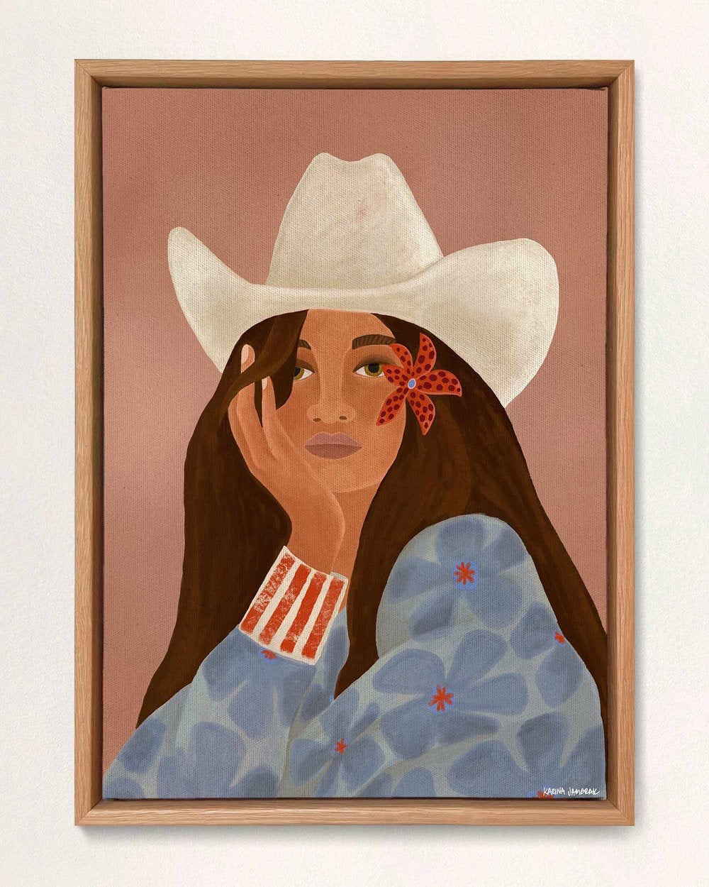 【karina jambrak art】island ranch girl
