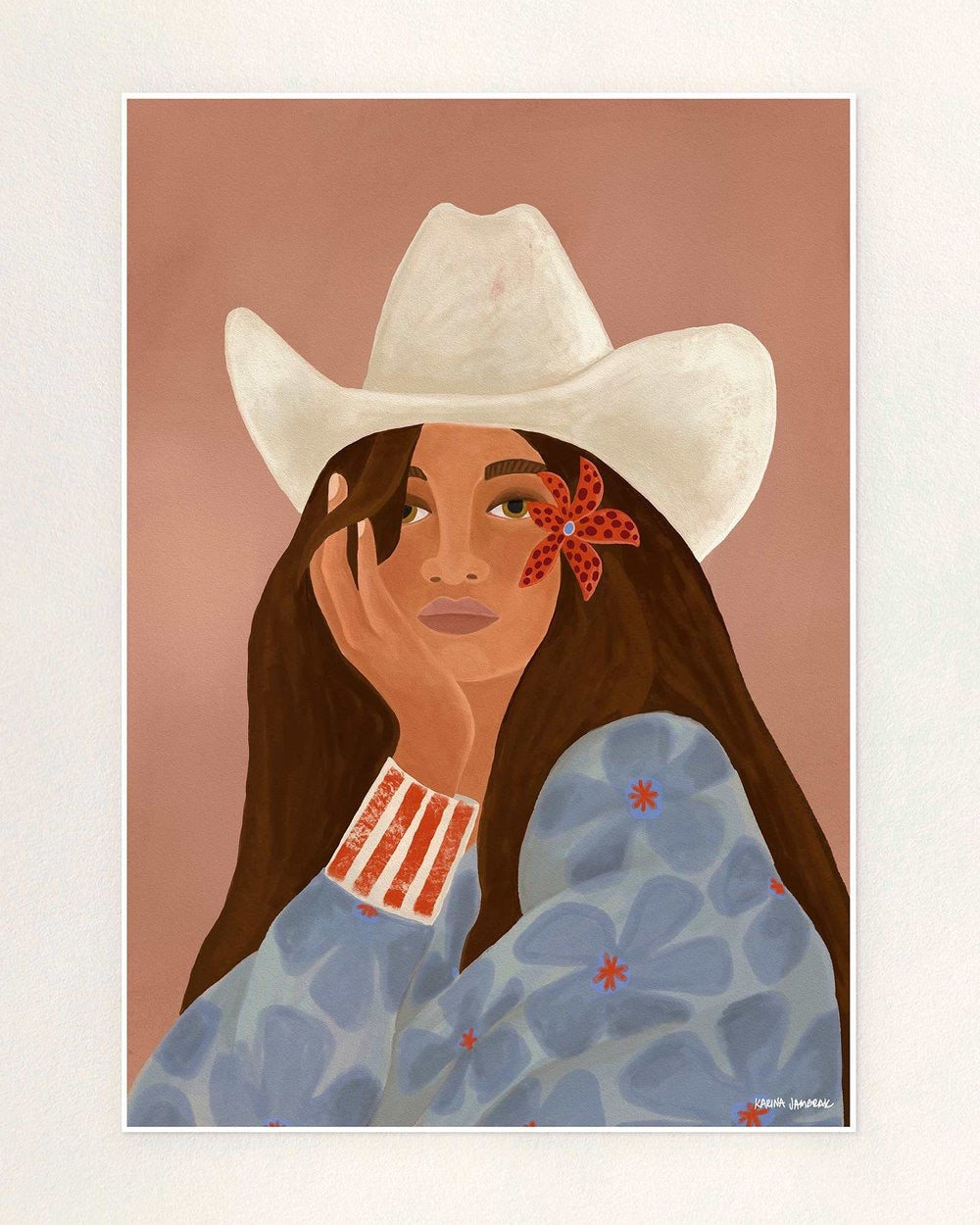 【karina jambrak art】island ranch girl
