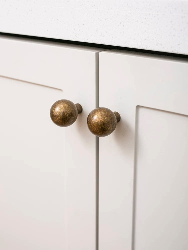 rétro brass knob