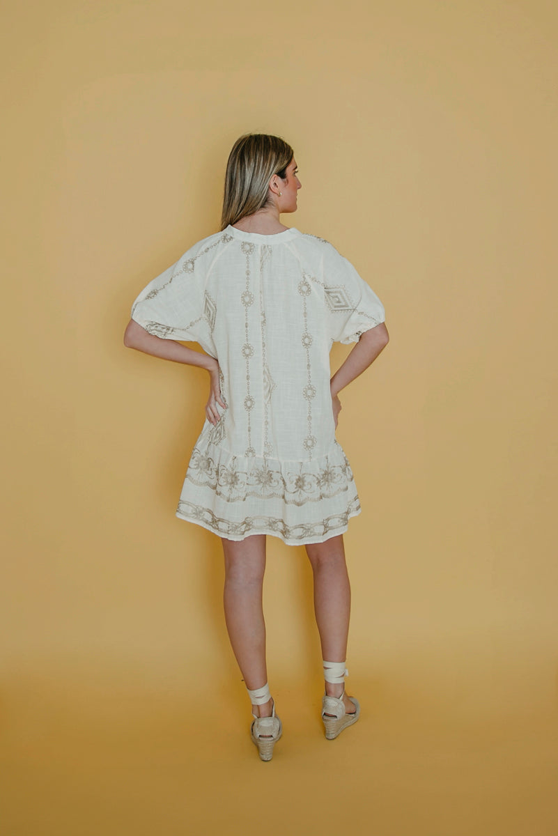 ginevra short cotton dress