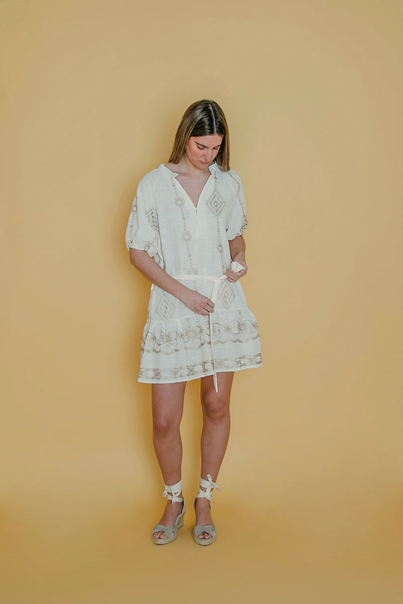 ginevra short cotton dress