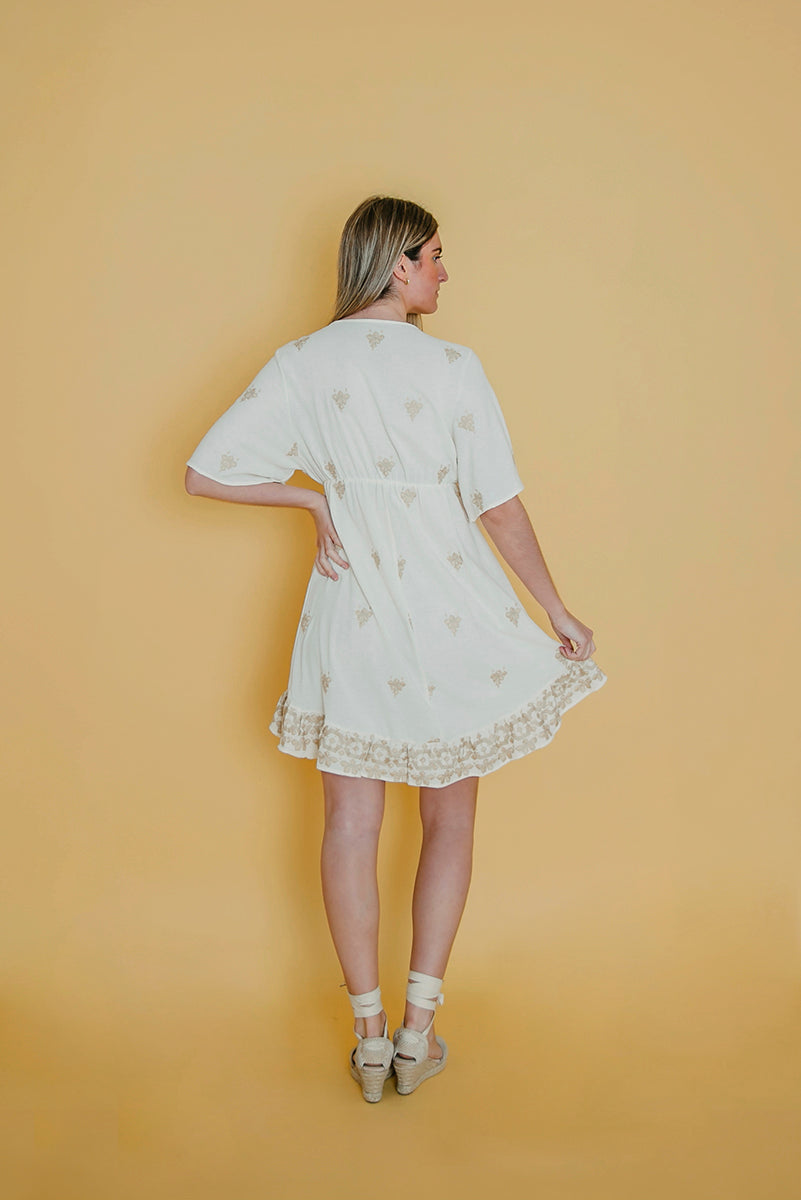 vega cotton short dress