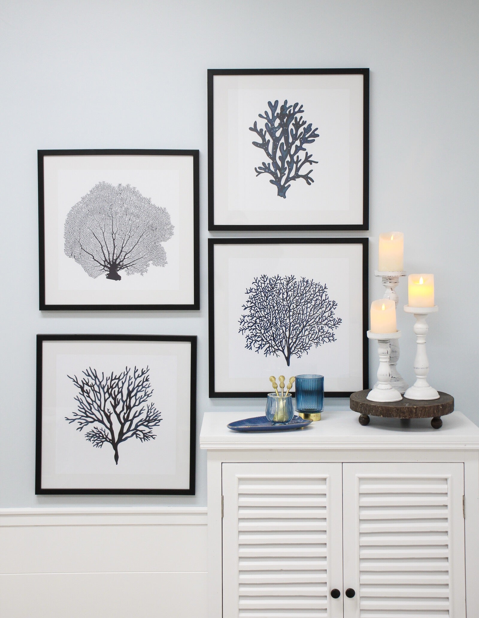 framed print sea fan