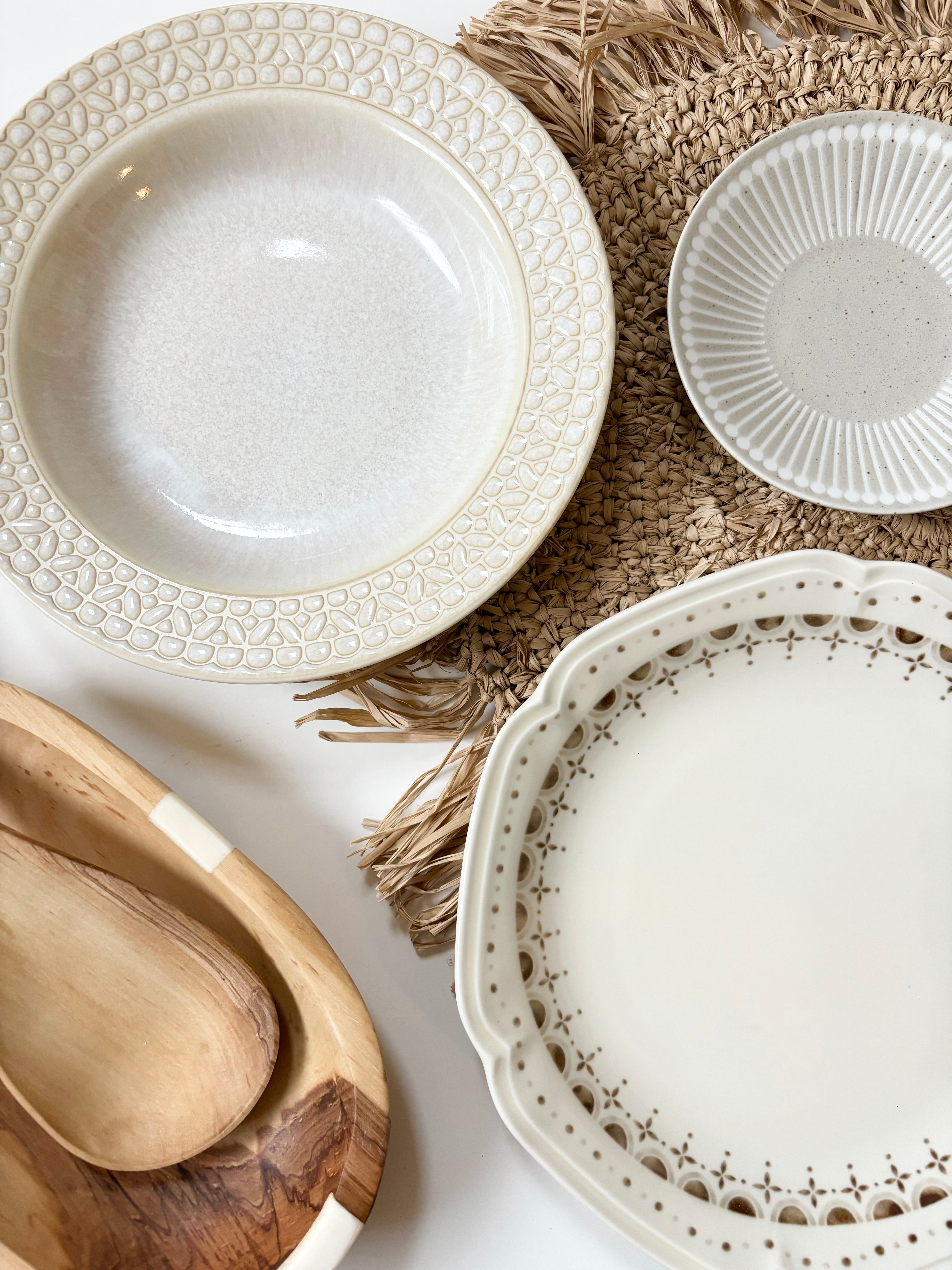 lace chouchou tableware