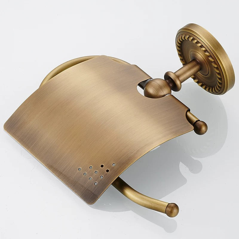 copper toilet paper holder