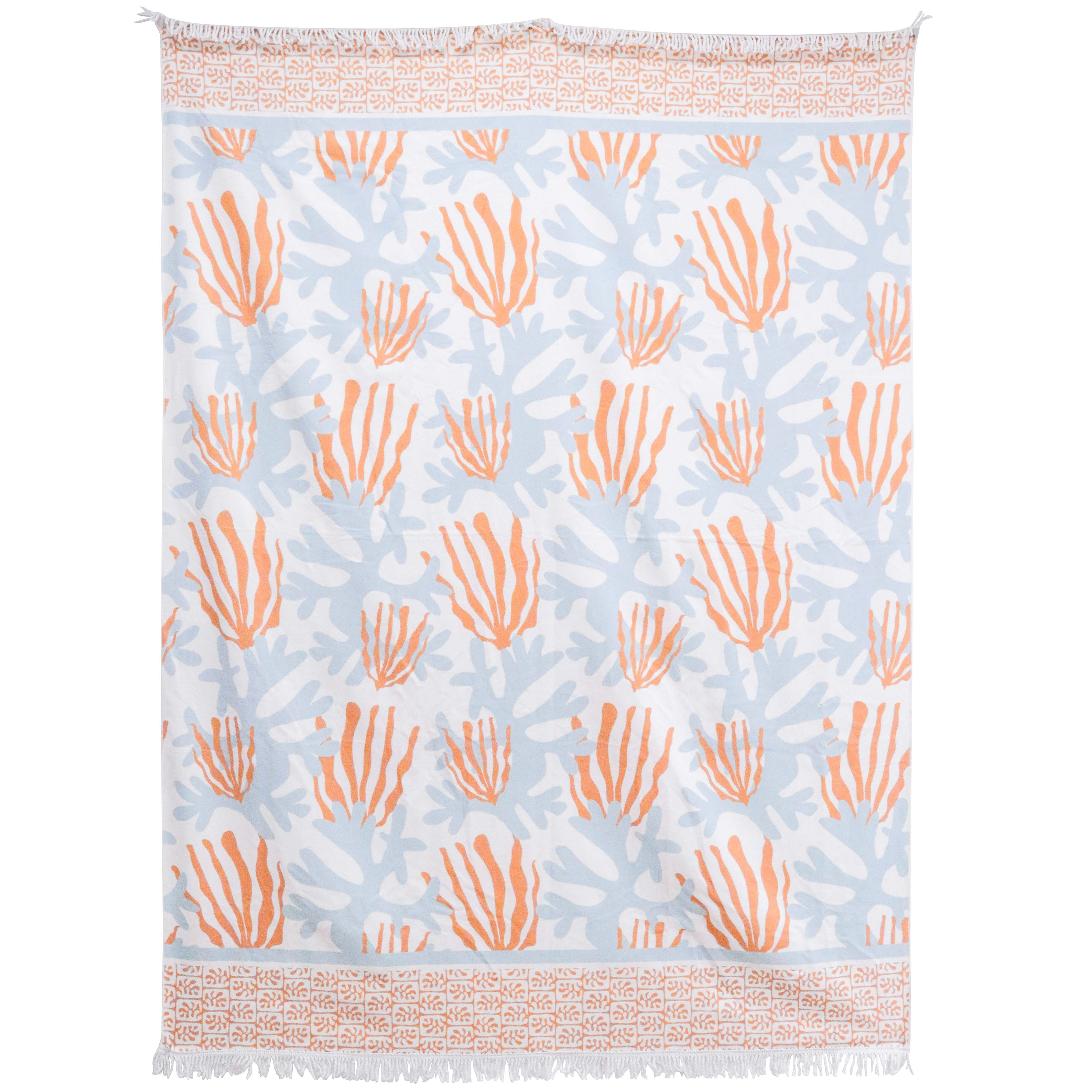 xl beach towel coral