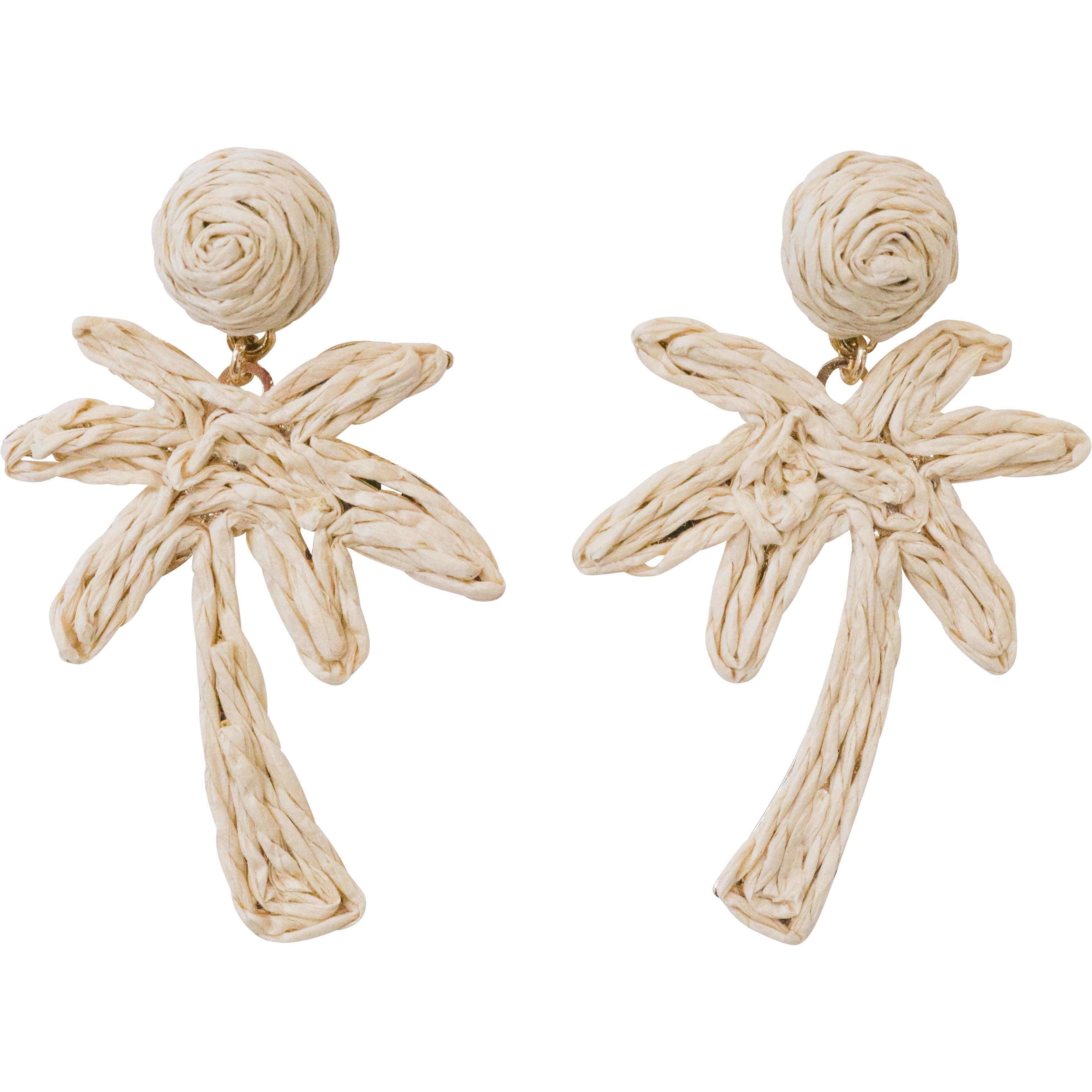 earrings palm trees