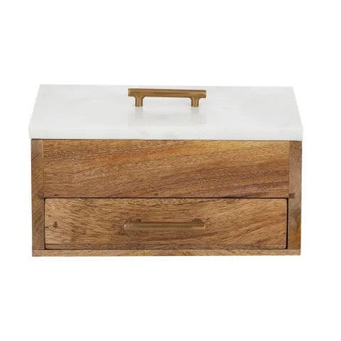 marco marble/wood jewel box