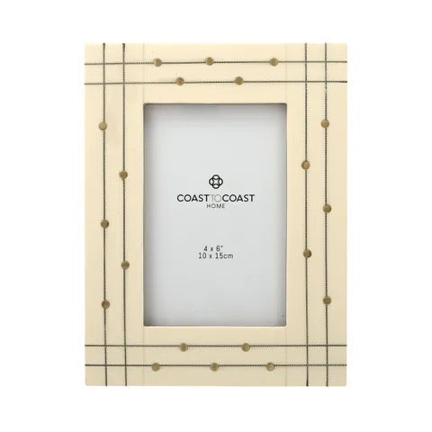 hayden resin/brass 4x6" frame