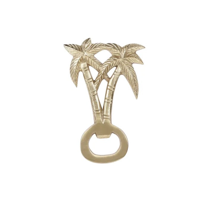 tropic brass bottle opener 11cm gold