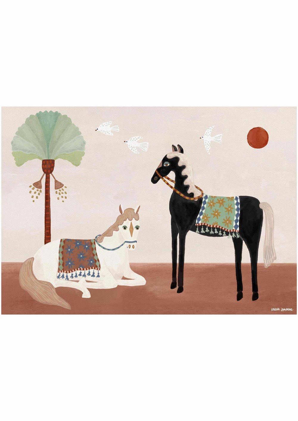 【karina jambrak art】black beauty ranch