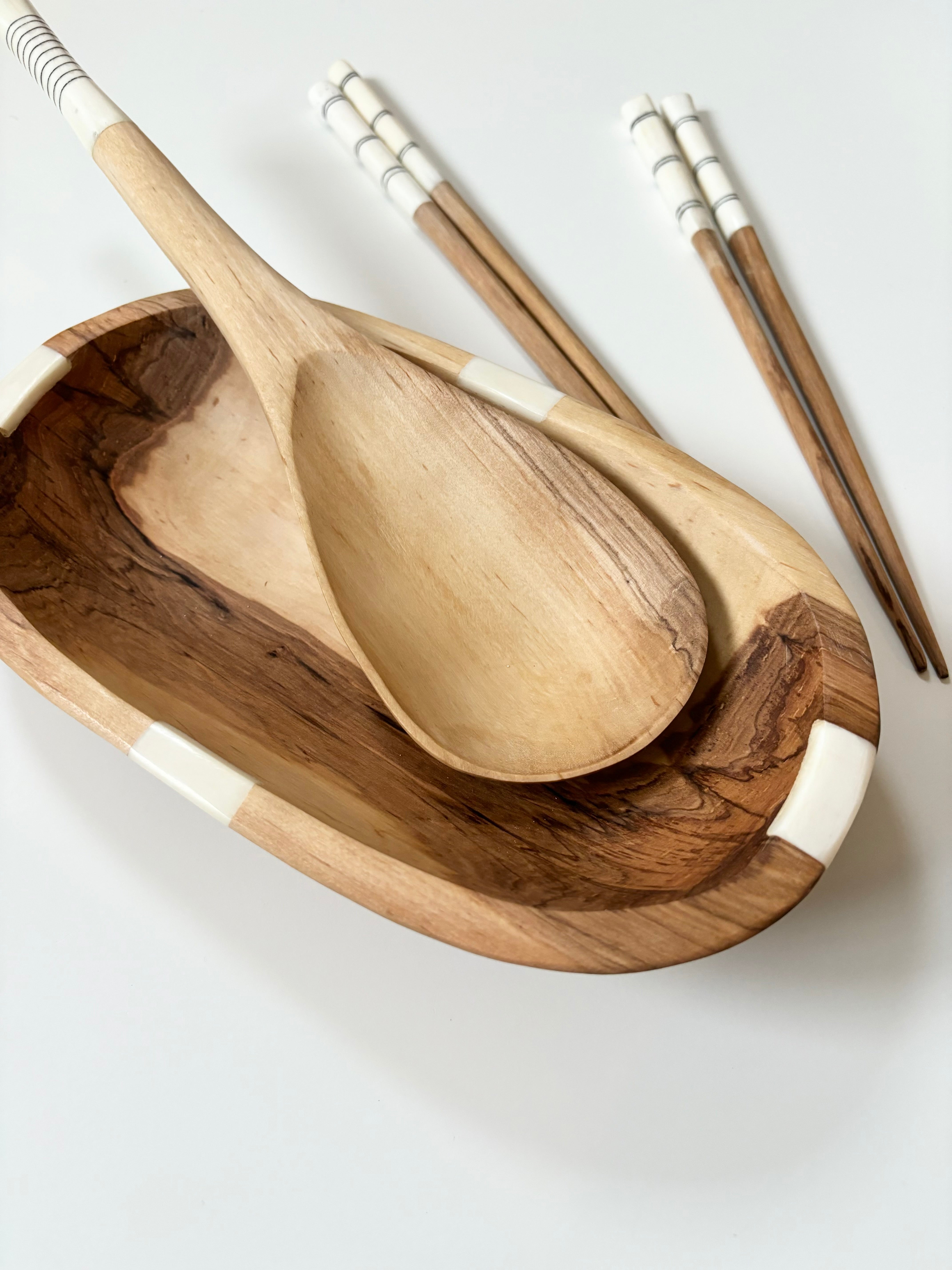 olive wood cutlery