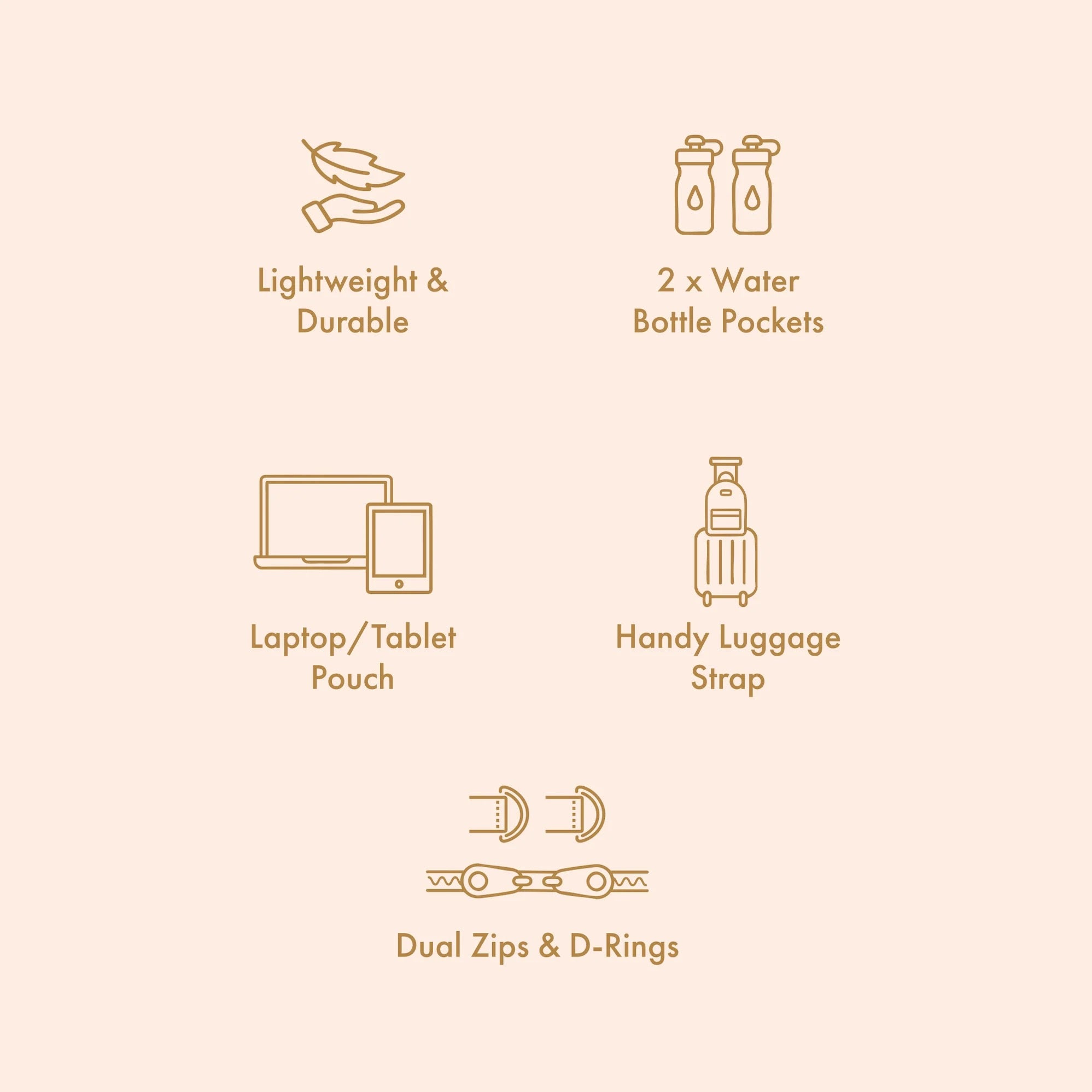 daisy chain backpack