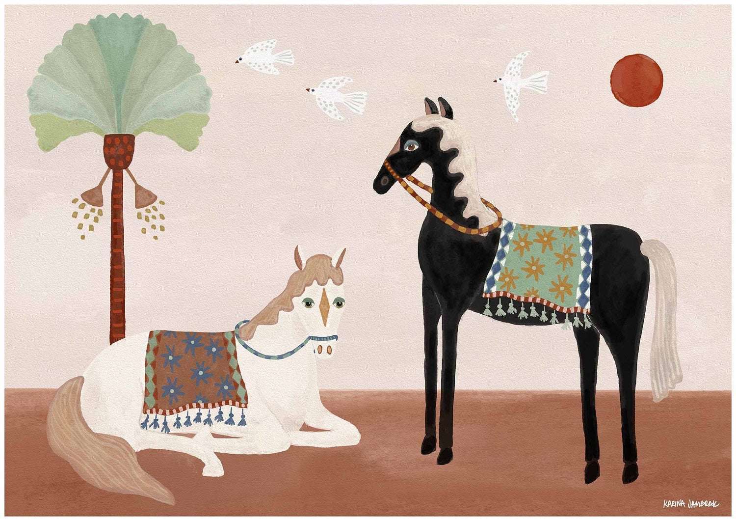 【karina jambrak art】black beauty ranch