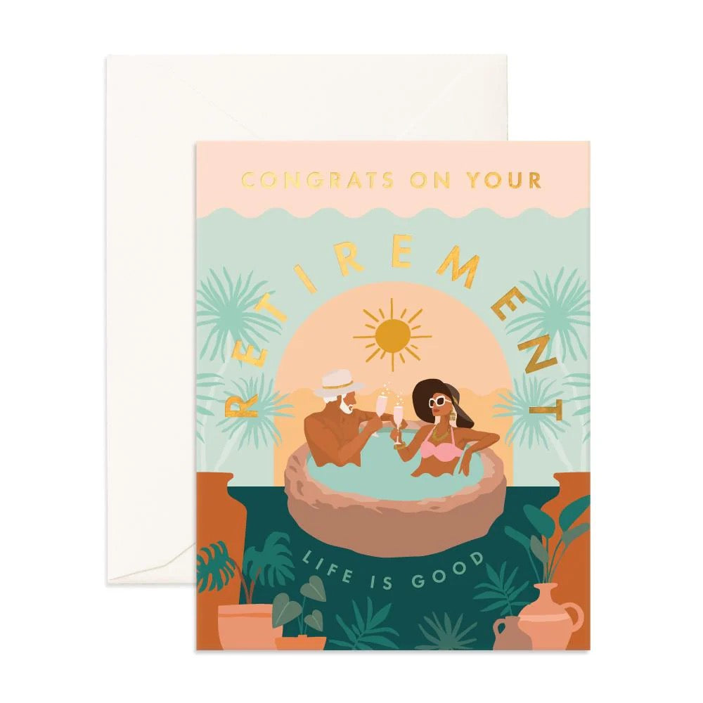 congrats retirement greeting card