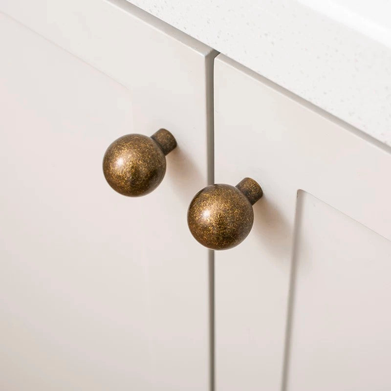 rétro brass knob