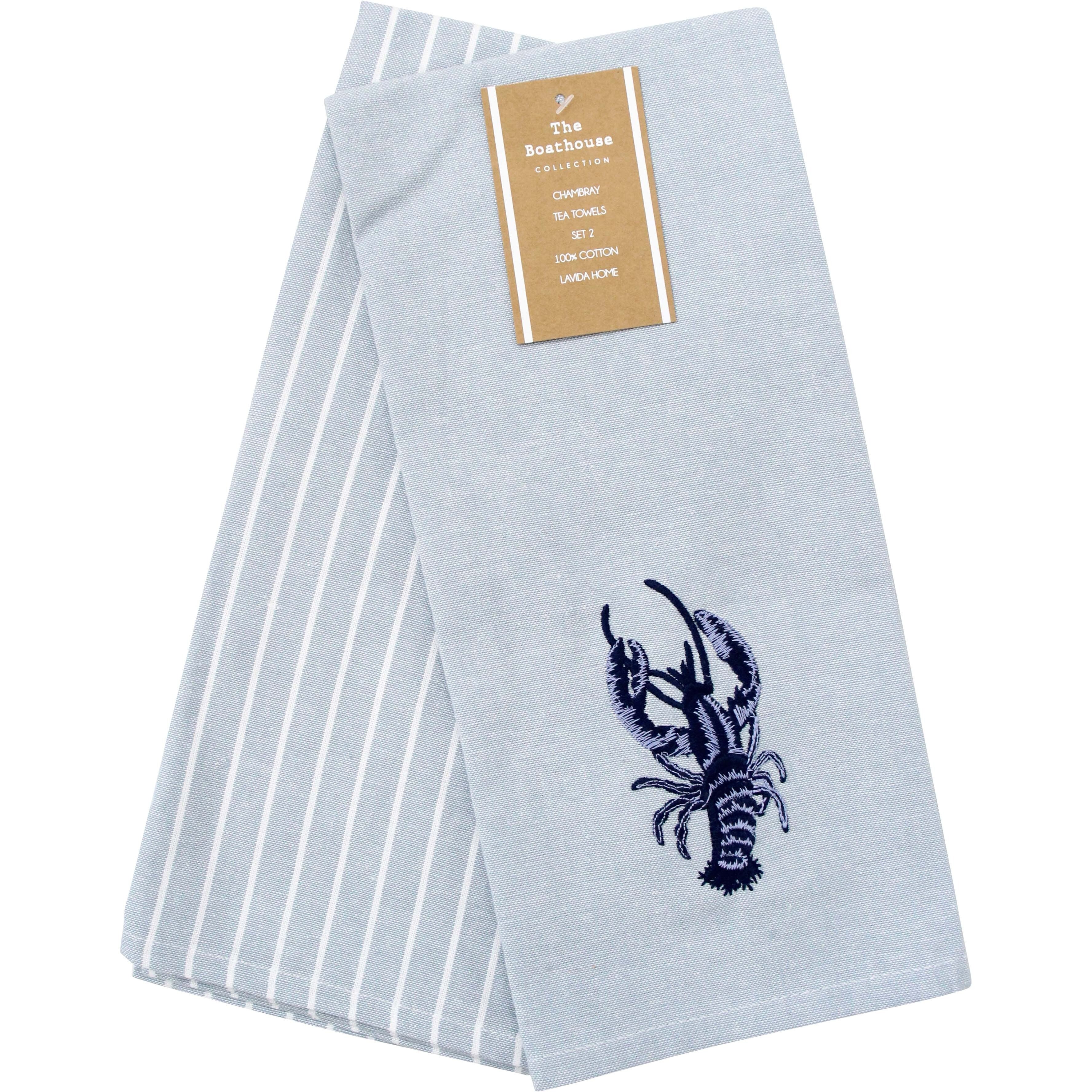 island tea towel 2/set