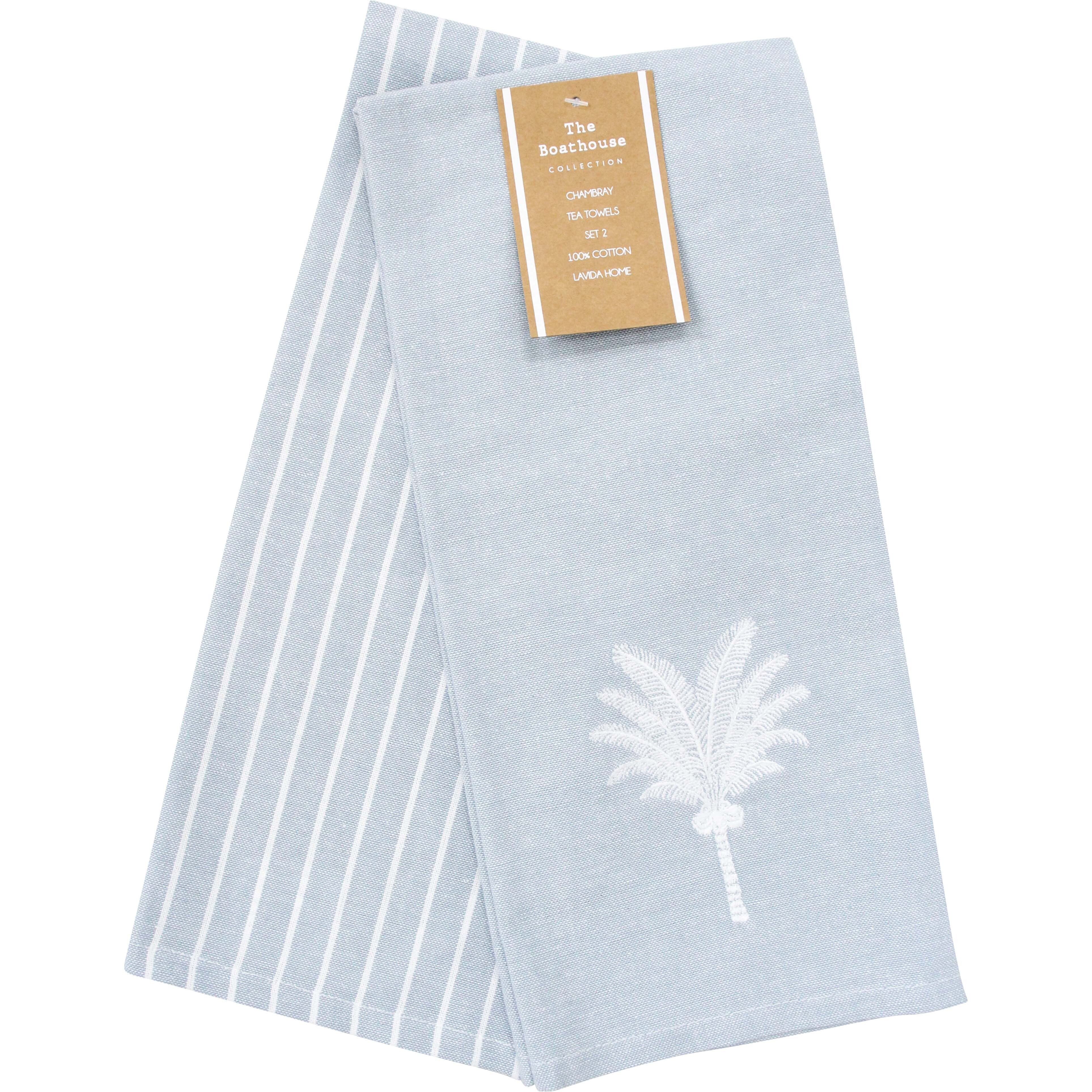 island tea towel 2/set