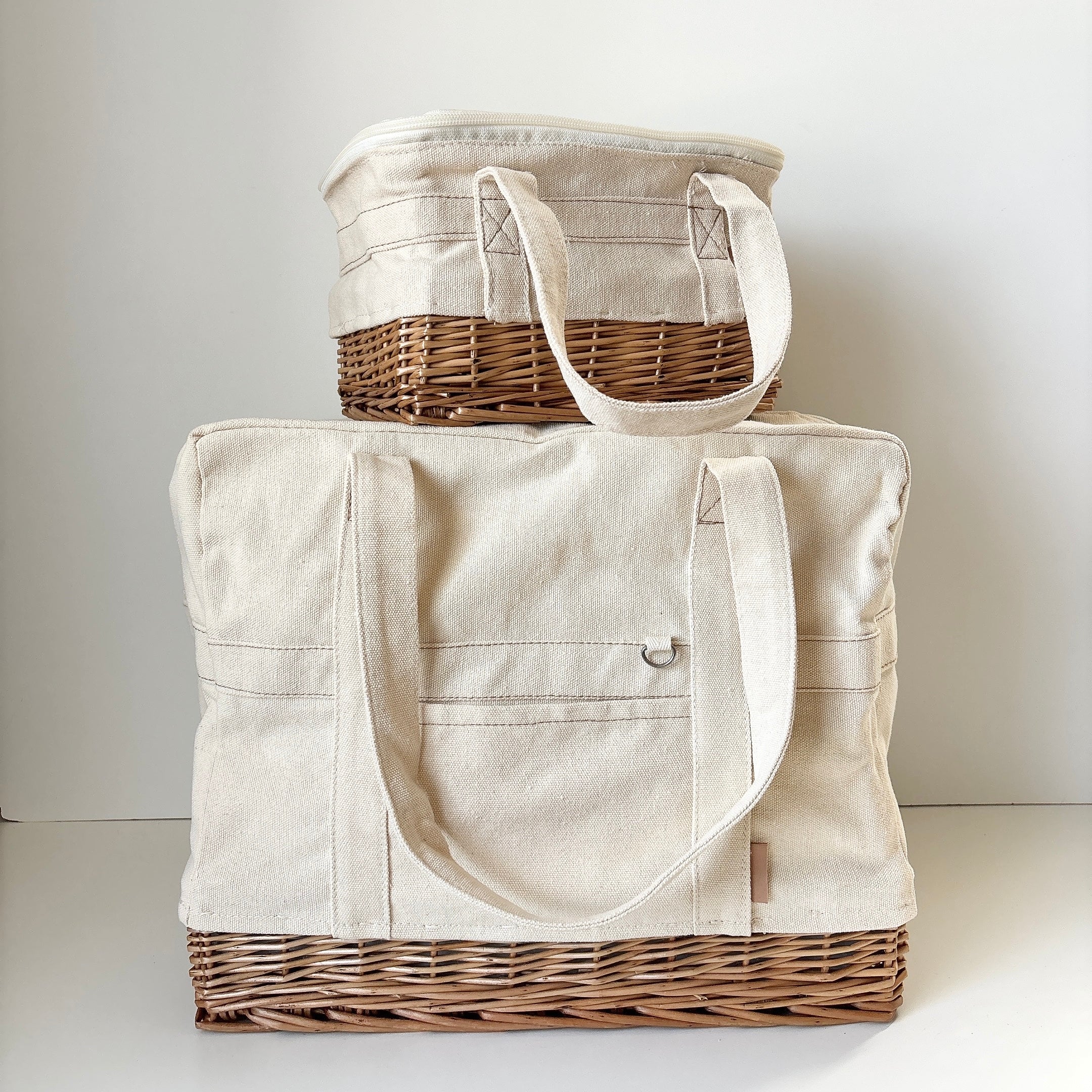 willow canvas cooler bag