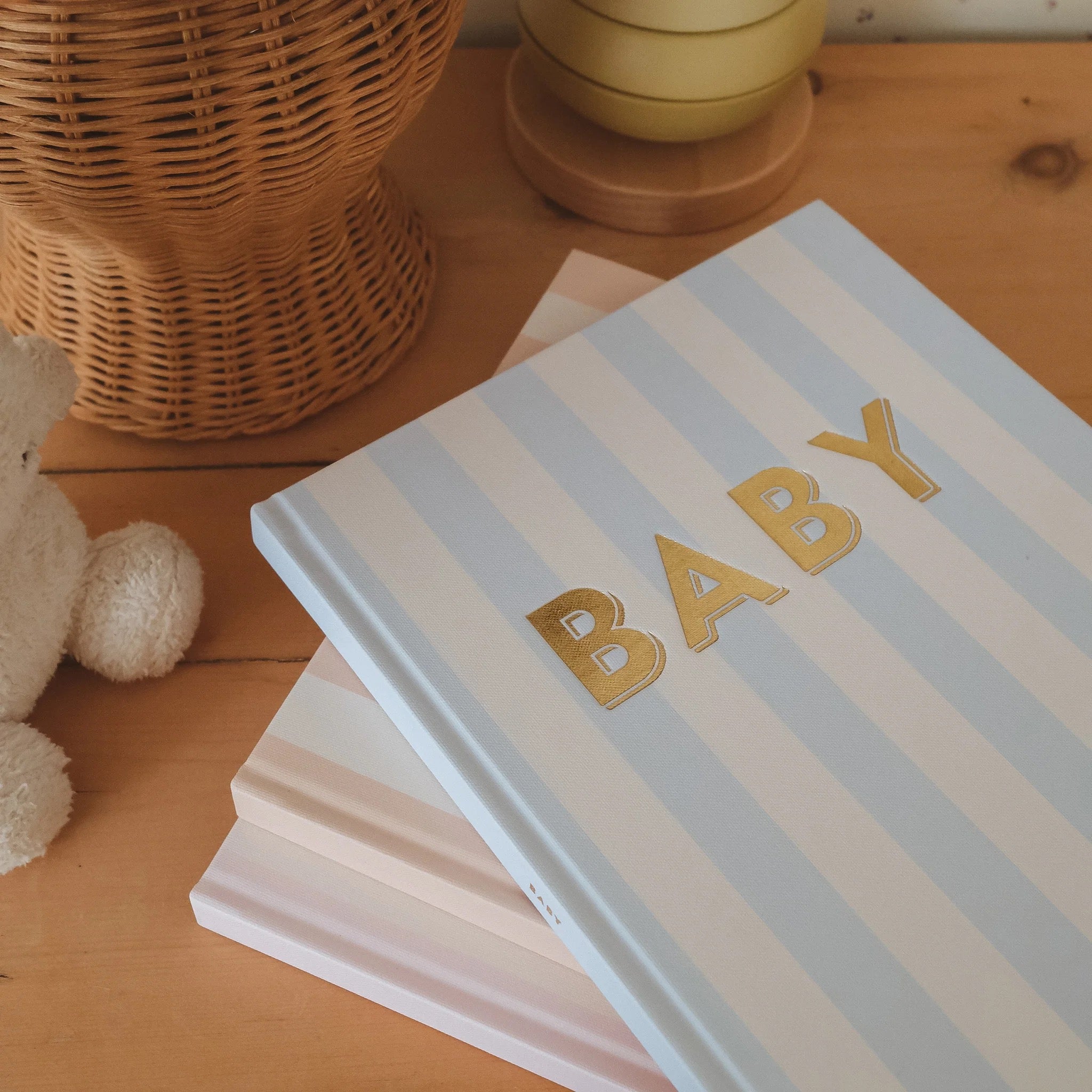 Baby Book - Cloud Stripe