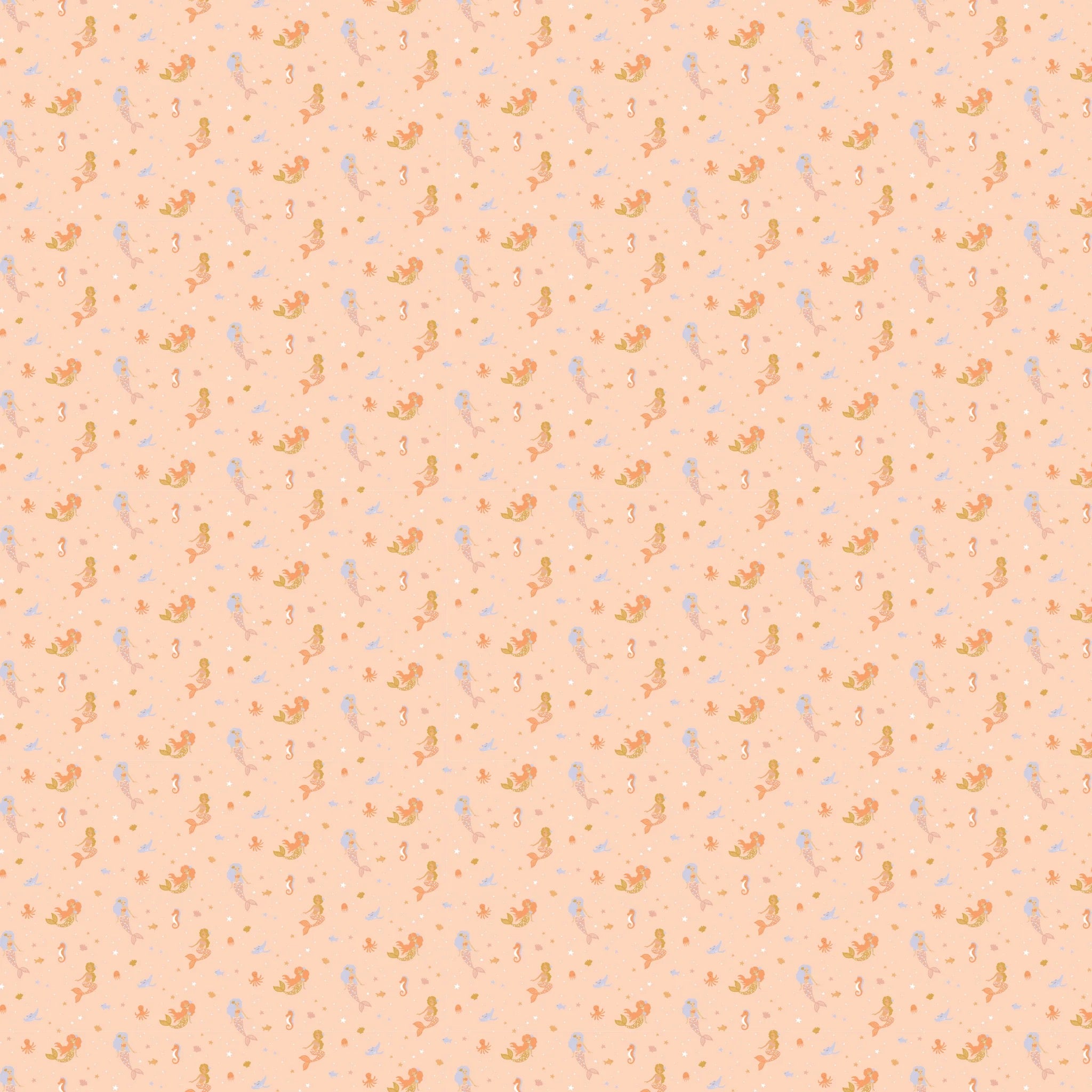 mermaids organic muslin wrap swaddle