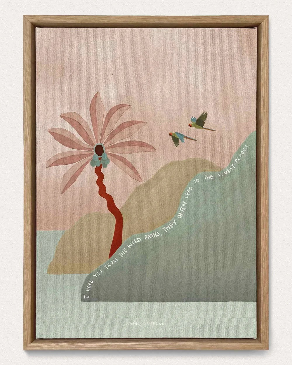 【karina jambrak art】trust the wild paths