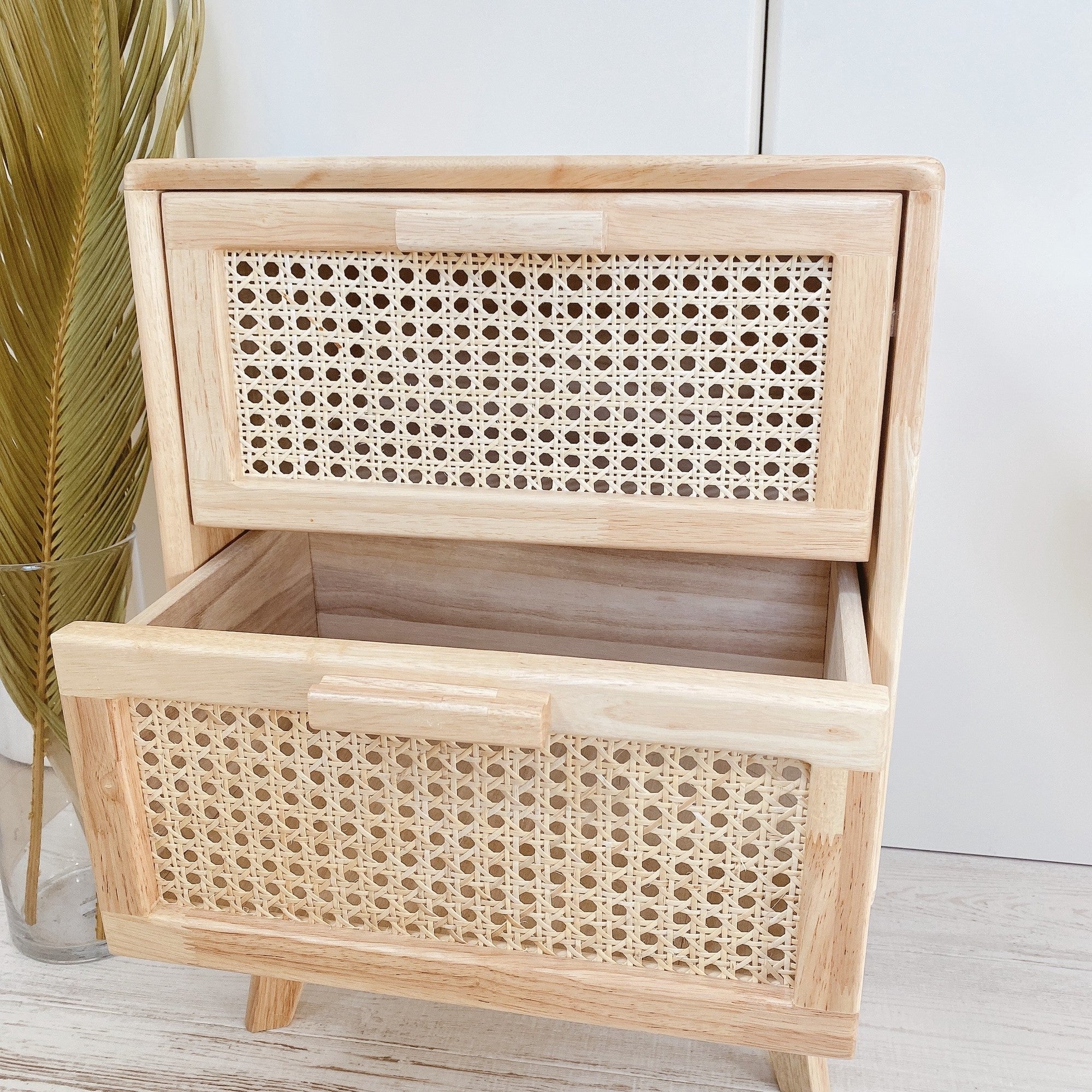 natural wood cabinet