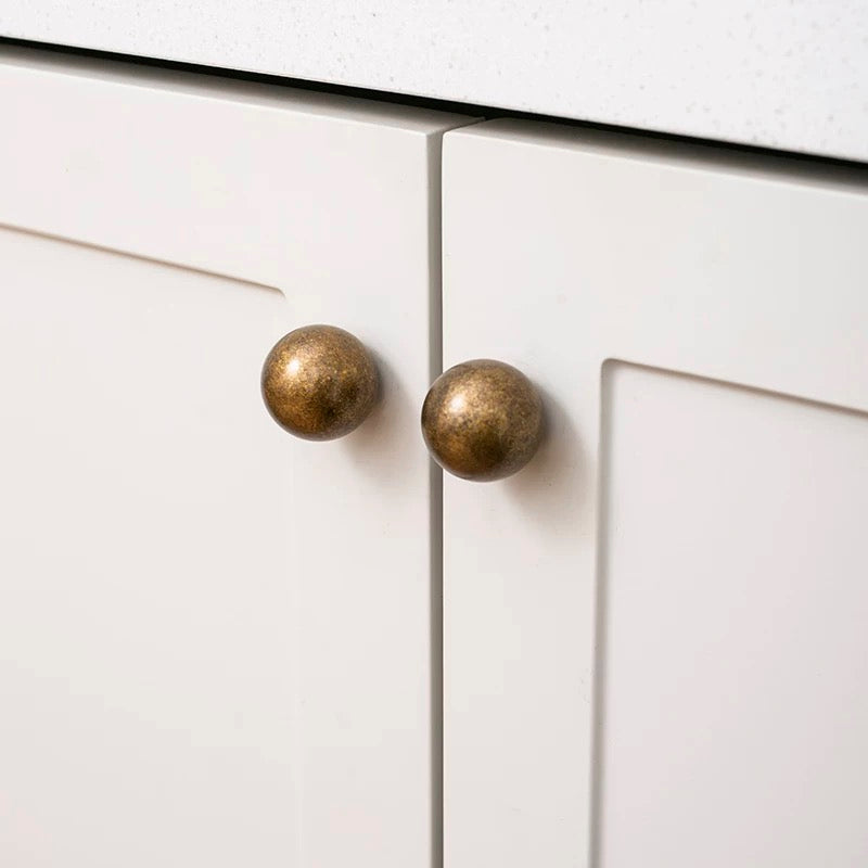 rétro brass knob
