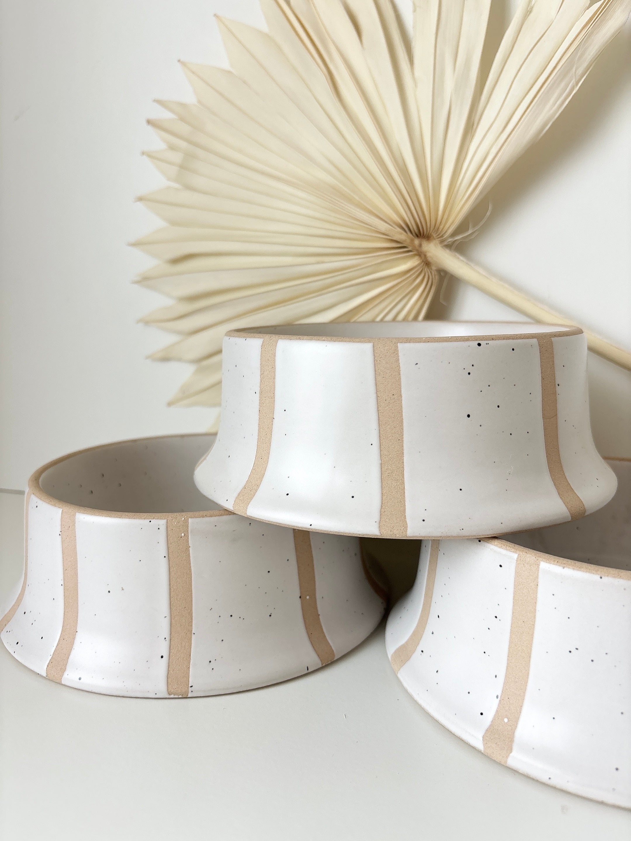 eddie ceramic dbl wall pet bowl