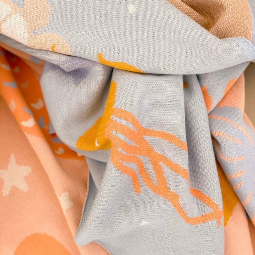 ocean creatures blanket