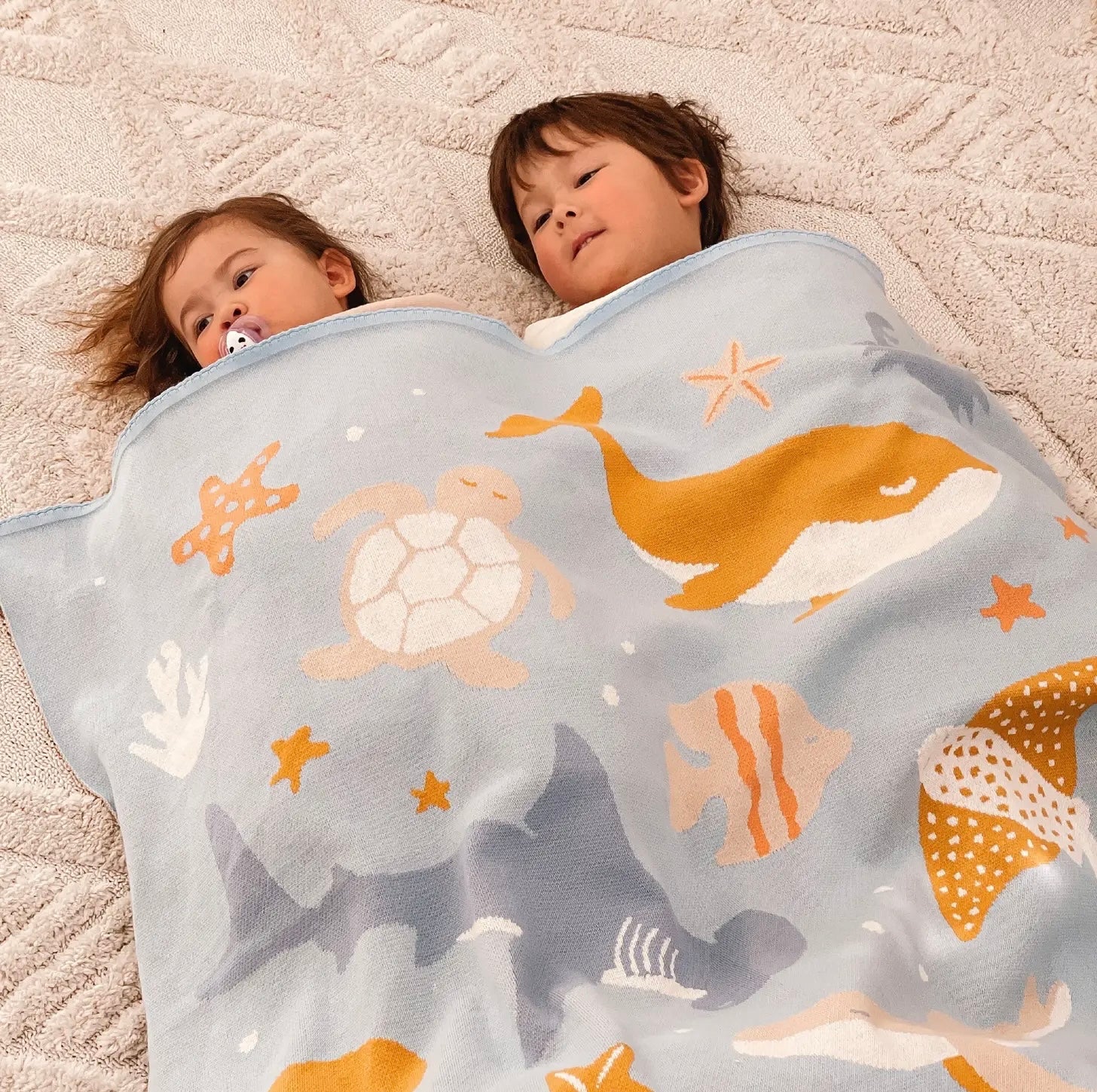 ocean creatures blanket