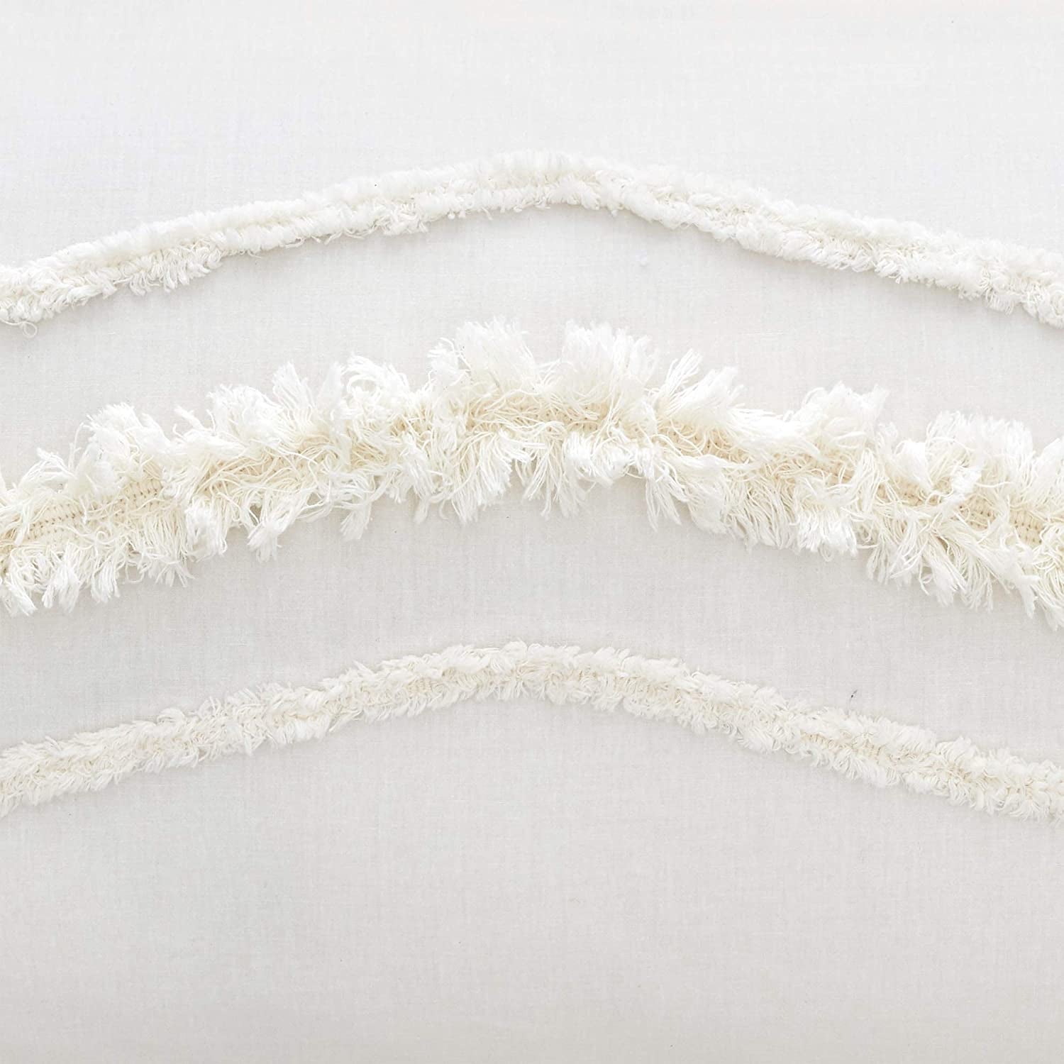 ivory tufted bed cover set