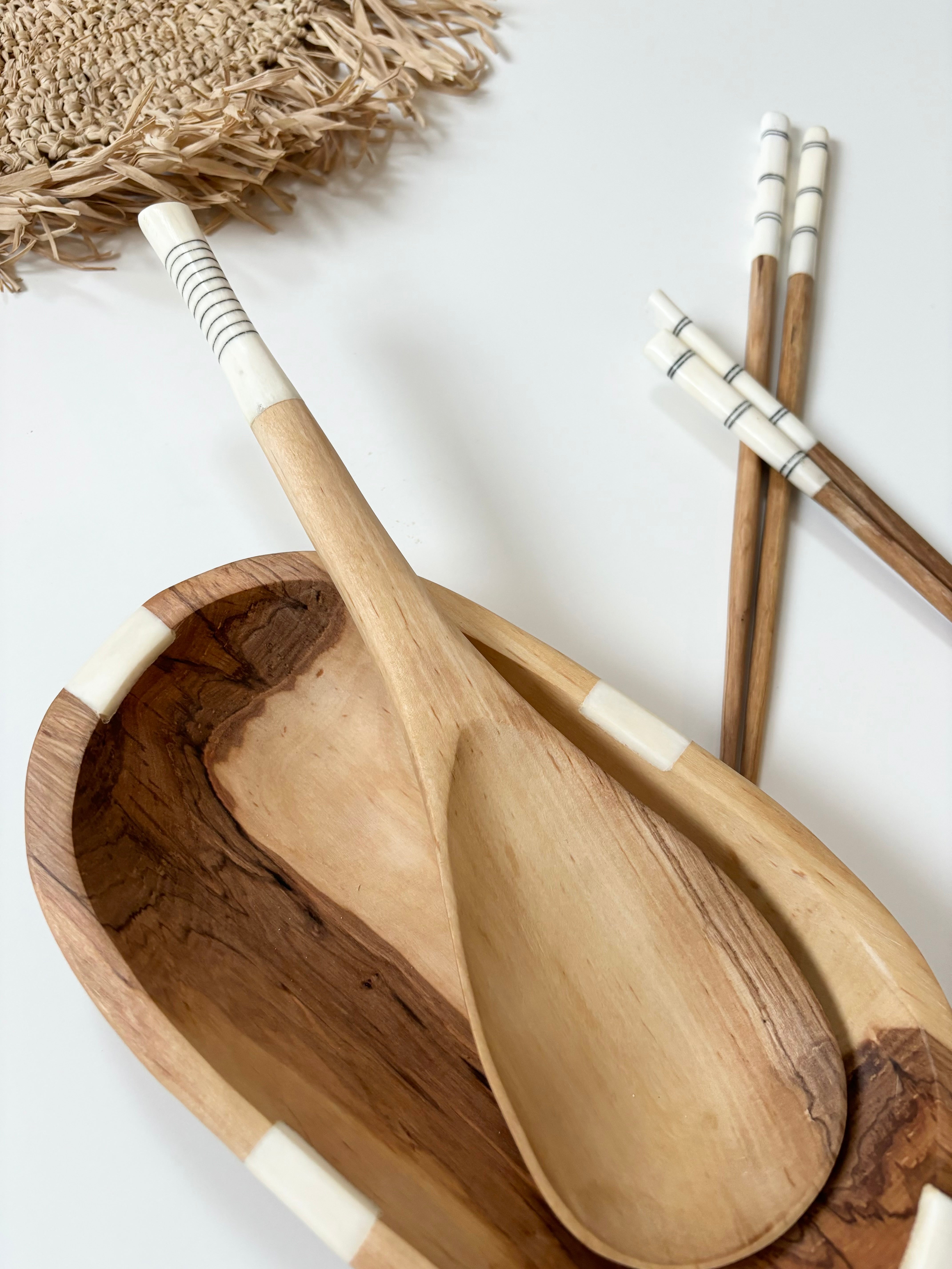 olive wood cutlery