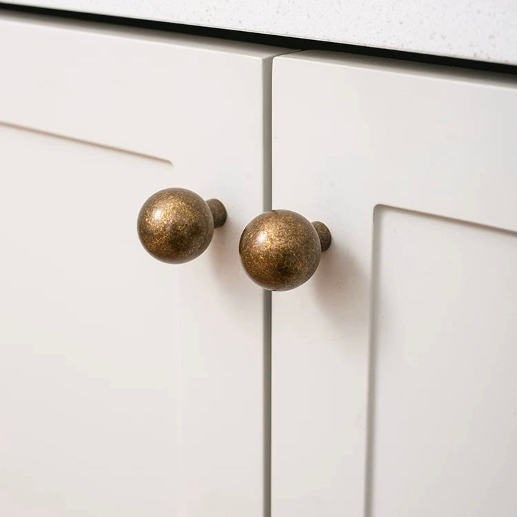 rétro brass knob