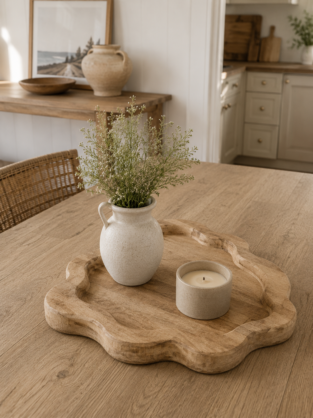 splash wood tray