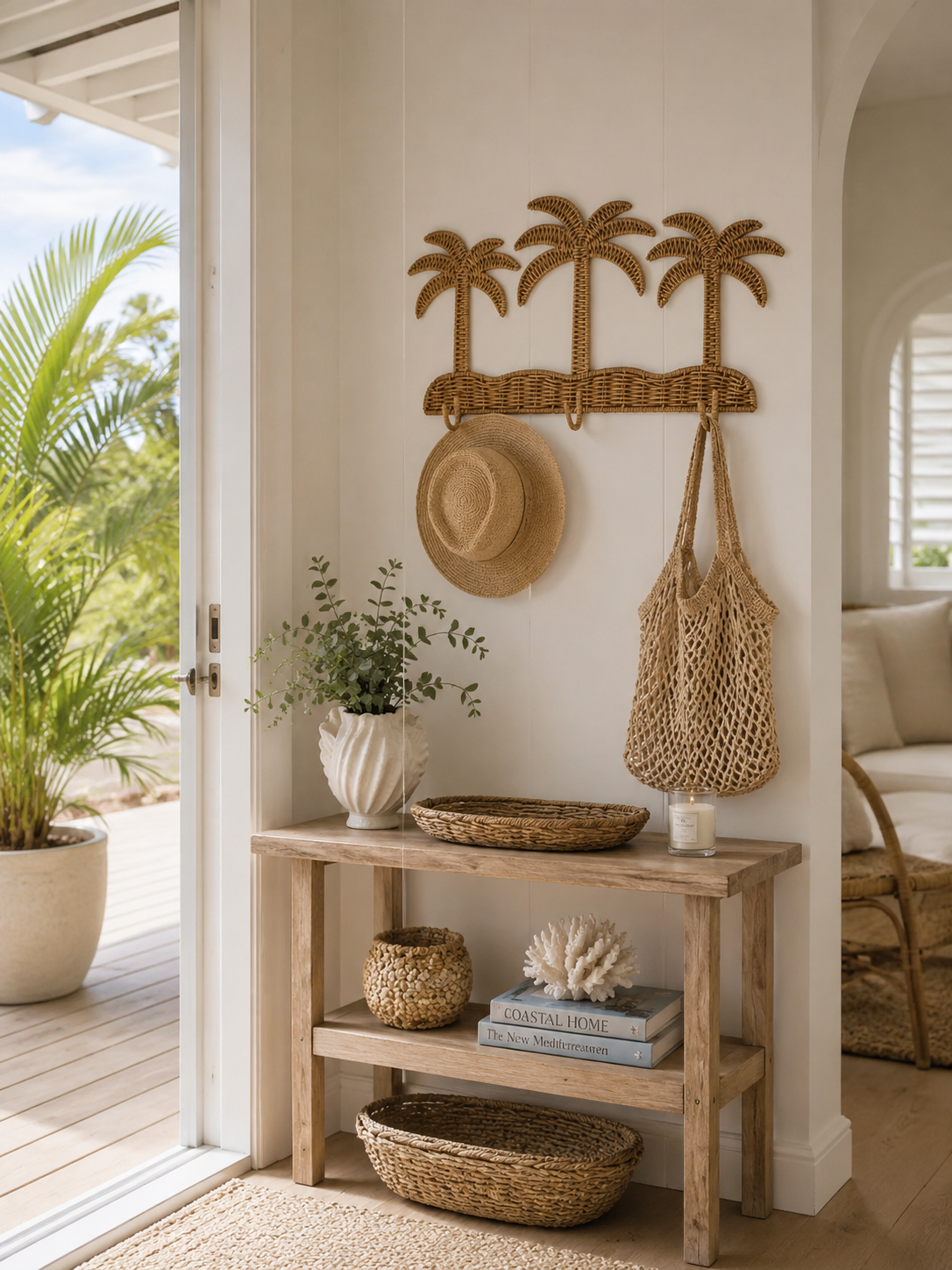 palm tree wall hook