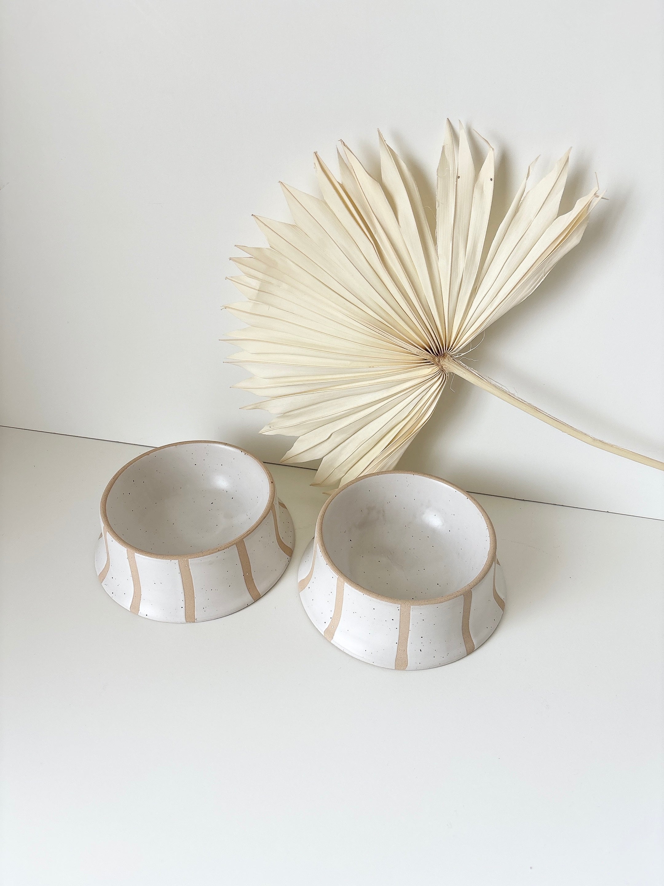 eddie ceramic dbl wall pet bowl