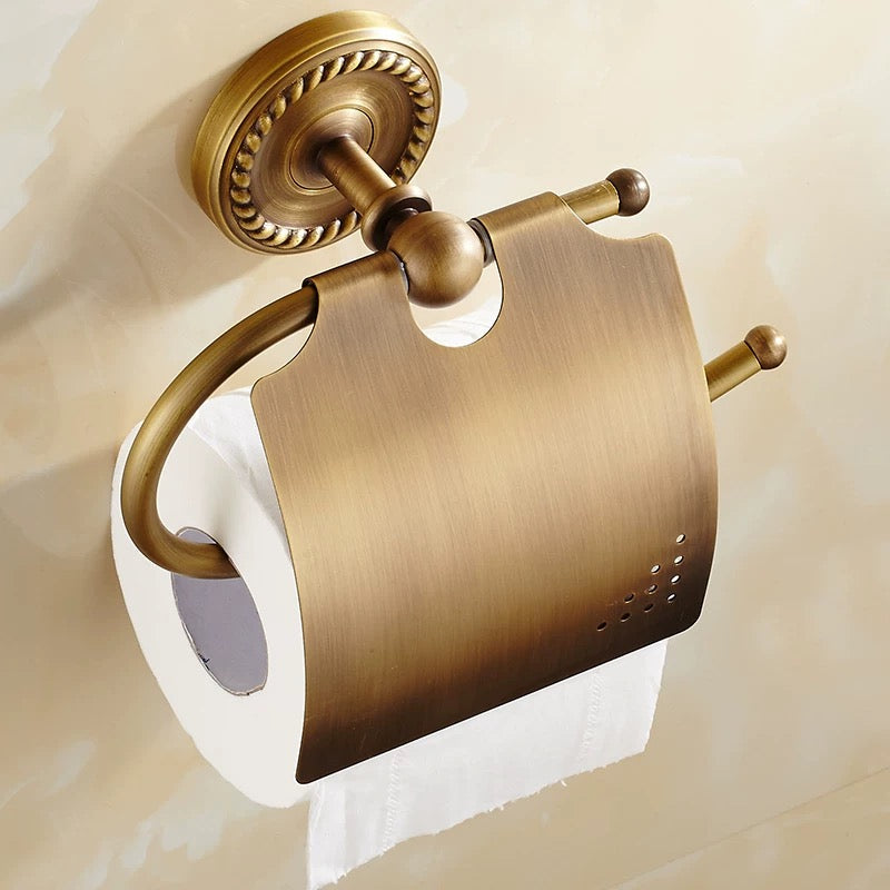 copper toilet paper holder