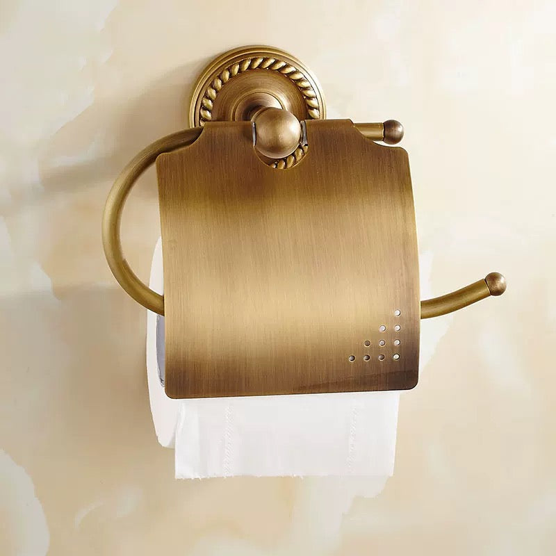 copper toilet paper holder
