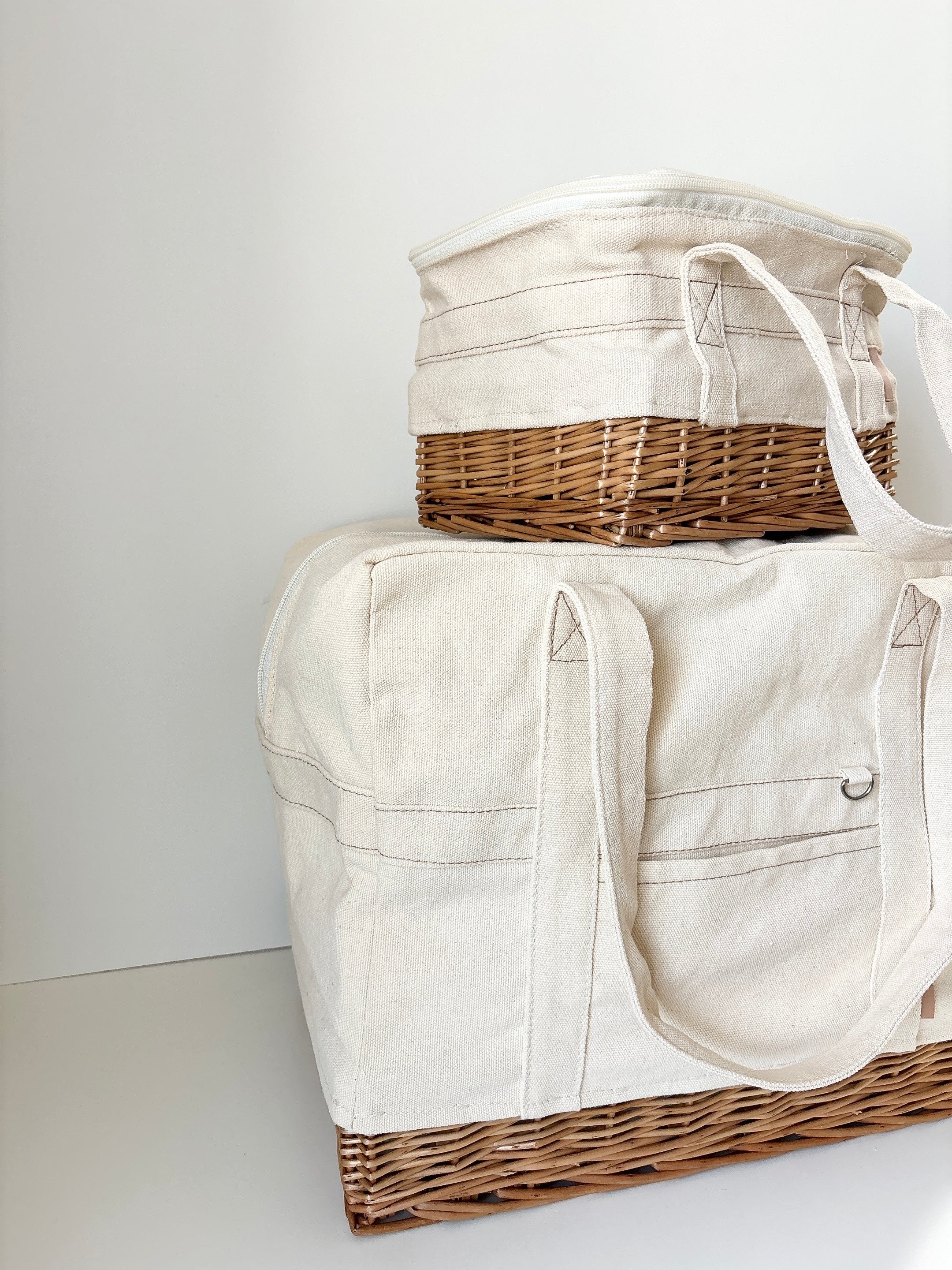 willow canvas cooler bag