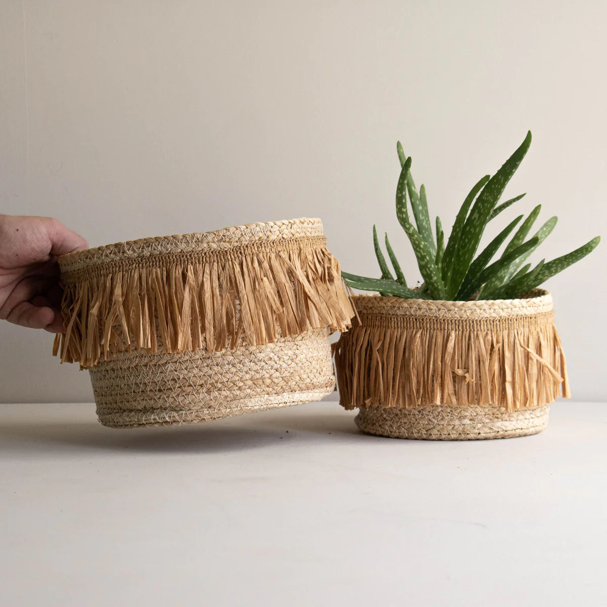 arlo natural woven basket