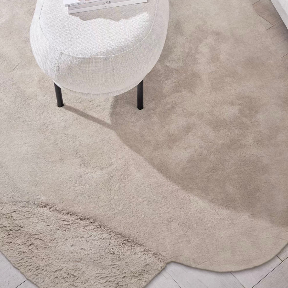 cloud contour rug