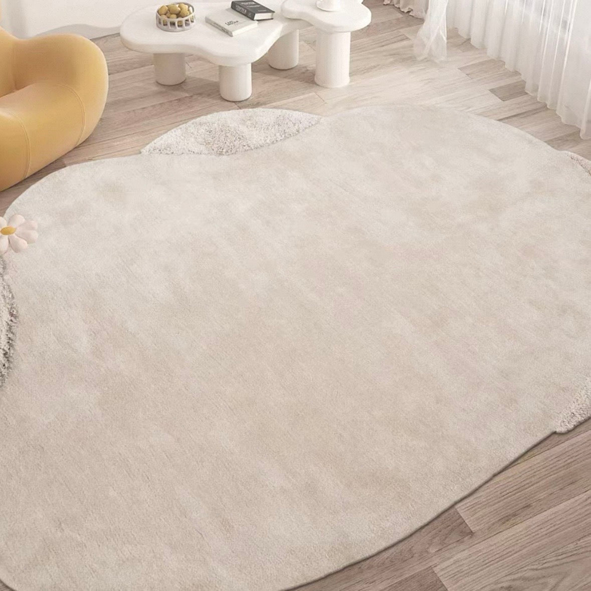 cloud contour rug