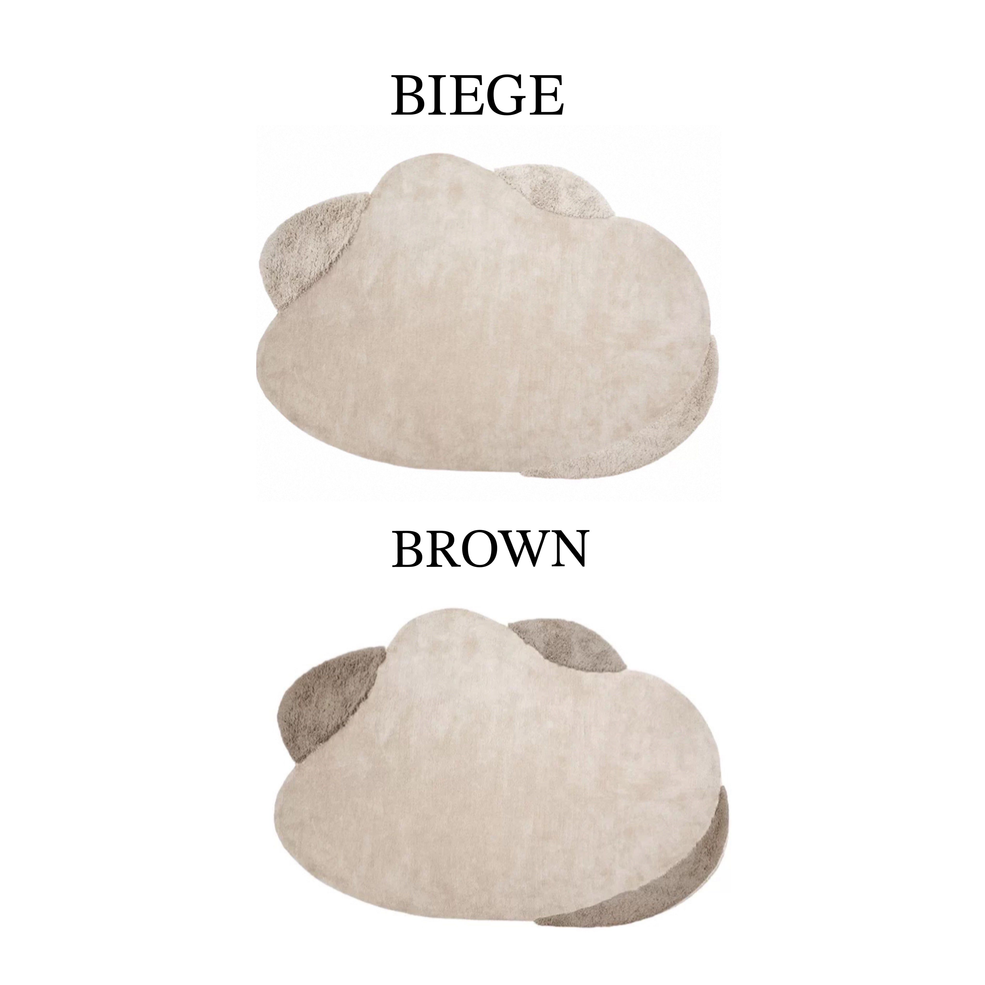 cloud contour rug